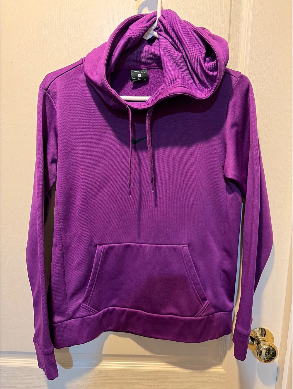 Nike Dri-FIT Purple Pullover Hoodie Sweatshirt Size S